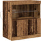vidaXL - Dressoir - met - LED - Lichten - Oud - Hout - 60x37x67 - cm