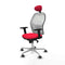 Piqueras y Crespo 2D086G1 - Bureaustoel - Verstelbare hoogte met hoofdsteun - Rood
