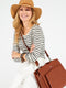 Socha Diamond Leather Shoulder Businessbag 12-14