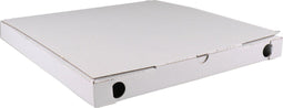 Pizzadoos - golfkarton - 32x32x3cm - vegetale - wit/aluminium - 150 stuks
