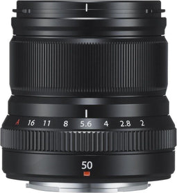 Fujifilm XF50mm F2.0 R WR - Prime lens - Weer- en stofresistent - Zwart