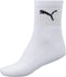 Puma short crew 3p unisex - Sportsokken - Volwassenen - white - 43-46