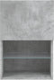 vidaXL - Tv-meubels - met - LED-verlichting - 2 - st - 40,5x30x60 - cm - betongrijs
