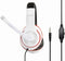 Gembird MHS-03-WTRDBK - Stereo headset - Microfoon met draaiboom - Rood Wit Zwart