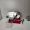 DOMO DO522S - Snijmachine - 22 cm licht gekarteld mes - Rood