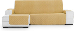 Hoes voor chaise longue met korte armleuning links Eysa MONTBLANC Mosterd 100 x 110 x 240 cm
