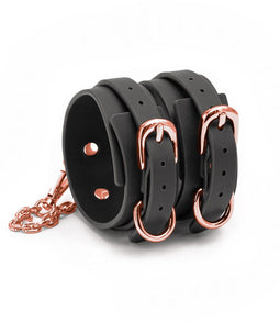Bondageset Bondage Couture Ankle Cuffs Zwart