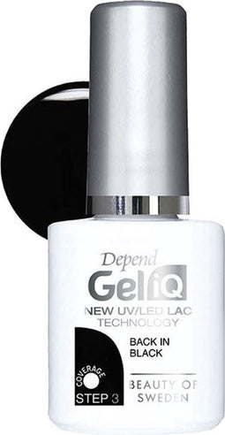Nagellak Gel iQ Beter Black in Black (5 ml)