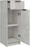 vidaXL - Badkamerkast - 32x34x90 - cm - bewerkt - hout - betongrijs