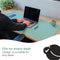 Wurk bureau onderlegger - 80 x 40 cm - turquoise