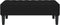 vidaXL - Zwarte - Bank - 113x57x39 - cm - Stof