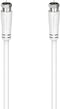 Hama 00205256 - Kabel - F connector - 750 cm - Wit