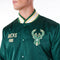 New Era - Milwaukee Bucks - NBA Satin Dark Green Bomber Jacket