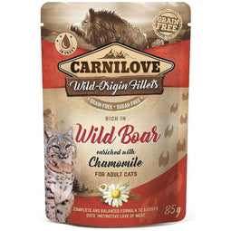 Kattenvoer Carnilove Cat Pouch Wild zwijn 85 g