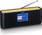 Lenco PDR-045 - DAB+ Radio - Bluetooth speaker - Zwart