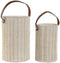 Kaarshouder Home ESPRIT Kristal 20 x 20 x 30 cm (2 Stuks)