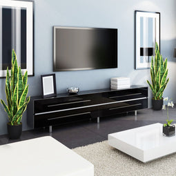 Sansevieria Snake Plant - Kunstplant 90 cm - Onderhoudsvrij - Geel