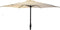 Aluminium Parasol met handig opdraaisysteem - Ø300 cm - Taupe