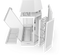 NZXT H9 Flow (2025) - Midi Tower PC - ATX EATX micro ATX Mini-ITX - Wit