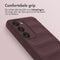 iMoshion Hoesje Geschikt voor Samsung Galaxy S23 Hoesje Siliconen - iMoshion EasyGrip Backcover - Aubergine