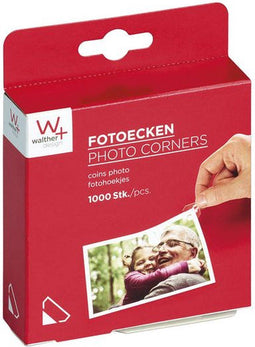 Fotohoeken walther design 10x15mm 1000 stuks