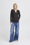 Ichi IHMAIN LS2 - Dames Blouse - V-hals - Maat 44