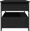 vidaXL - Salontafel - 70x50x50 - cm - bewerkt - hout - en - metaal - zwart