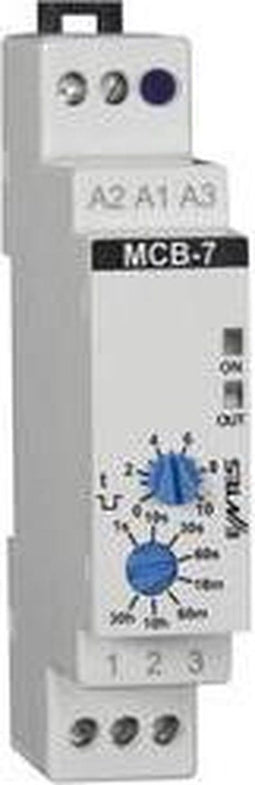 ENTES 101583 MCB-7 Tijdrelais Monofunctioneel 24 V/DC, 24 V/AC, 230 V/AC 1 stuk(s) Tijdsduur: 0.1 s - 30 h 1x wisselcon