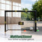 Umbro Voetbaldoel - Voetbal Goal 180 x 120 x 60 cm - Snelle Montage - Metaal - Zwart/Geel
