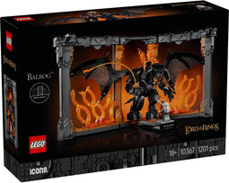 LEGO Icons - Boekensteun The Lord of the Rings - Balrog Set 10367 - 1201 onderdelen