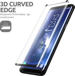Screenprotector Geschikt voor Samsung Galaxy S8 Plus - Gehard Glas Edge to Edge Screenprotector