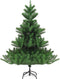 vidaXL - Kunstkerstboom - Nordmann - met - LED's - en - kerstballen - 150 - cm - groen