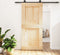 vidaXL - Schuifdeur - met - beslag - 95x210 - cm - massief - grenenhout