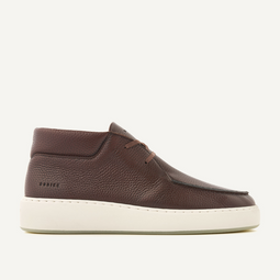 Nubikk Jiro Gio - Loafer - Hoogwaardig generfd leer met padded hiel - Bruin