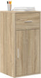 vidaXL - Dressoir - Sonoma - Eiken - 38x34,5x75 - cm - Gelaagd - Hout