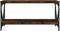 vidaXL - Salontafel - 90x50x45 - cm - bewerkt - hout - gerookt - eikenkleurig