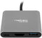 Natec Fowler Mini - USB Hub - 1x HDMI 1x USB 3.2 Gen1 type-C - Grijs