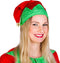 Dressforfun - Vrouwenkostuum Kerstelf - Shirt met Lange Mouwen Broek Gordel Muts Schoenovertrekken - Groen
