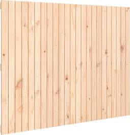 vidaXL - Wandhoofdbord - 146,5x3x110 - cm - massief - grenenhout