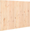 vidaXL - Wandhoofdbord - 146,5x3x110 - cm - massief - grenenhout
