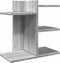 Bureau organiser 42x21,5x42 cm bewerkt hout grijs sonoma eiken