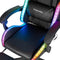 Krüger&Matz KM0790BLED - GX-150 gamingstoel - LED verlichting RGB - zwart