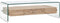 vidaXL - Salontafel - 98x45x31 - cm - gehard - glas - transparant