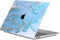 Lunso Geschikt voor MacBook Pro 13 inch M1/M2 (2020-2022) cover hoes - case - Marble Ariel