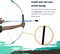 XW sports Fibre Bow Pro - Pijl en boog volwassenen - 3 schuimpijlen - zwart (3 stuks)
