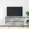 vidaXL - Tv-meubel - 100x35x54 - cm - bewerkt - hout - grijs - sonoma - eikenkleurig