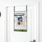 vidaXL - Deurspiegel - 40x60 - cm - glas - en - aluminium - zwart