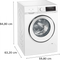 Siemens iQ300 WG44G006NL - Wasmachine 9kg 1400rpm - Energieklasse A - Wit