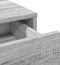 vidaXL - Kaptafel - met - LED-verlichting - in - Grijs - Sonoma - - - 50x41x140 - cm