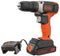 Black+Decker BCD001C1-QW - Accuboormachine 18V - 1 accu - 25mm hout - 10mm metaal